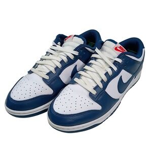 Nike Dunk Low Valerian Blue White Red Mens Size 11 DD1391-400 Low Top Sneakers